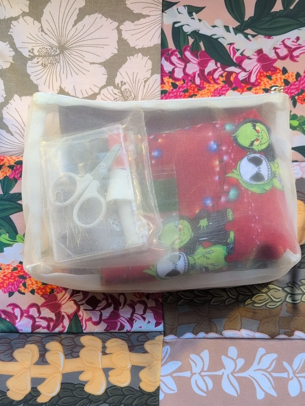 Nightmare Before Christmas Fabric with Home Sewing Kit (💚 Bundle Of 4)